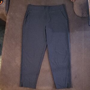 Athleta Womens Brooklyn Ankle Pant Black Sz 14